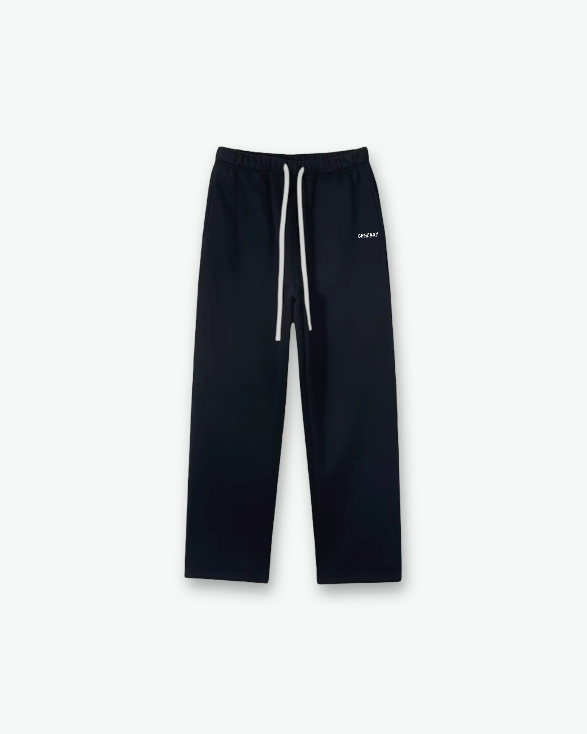 The blue print pants zwart
