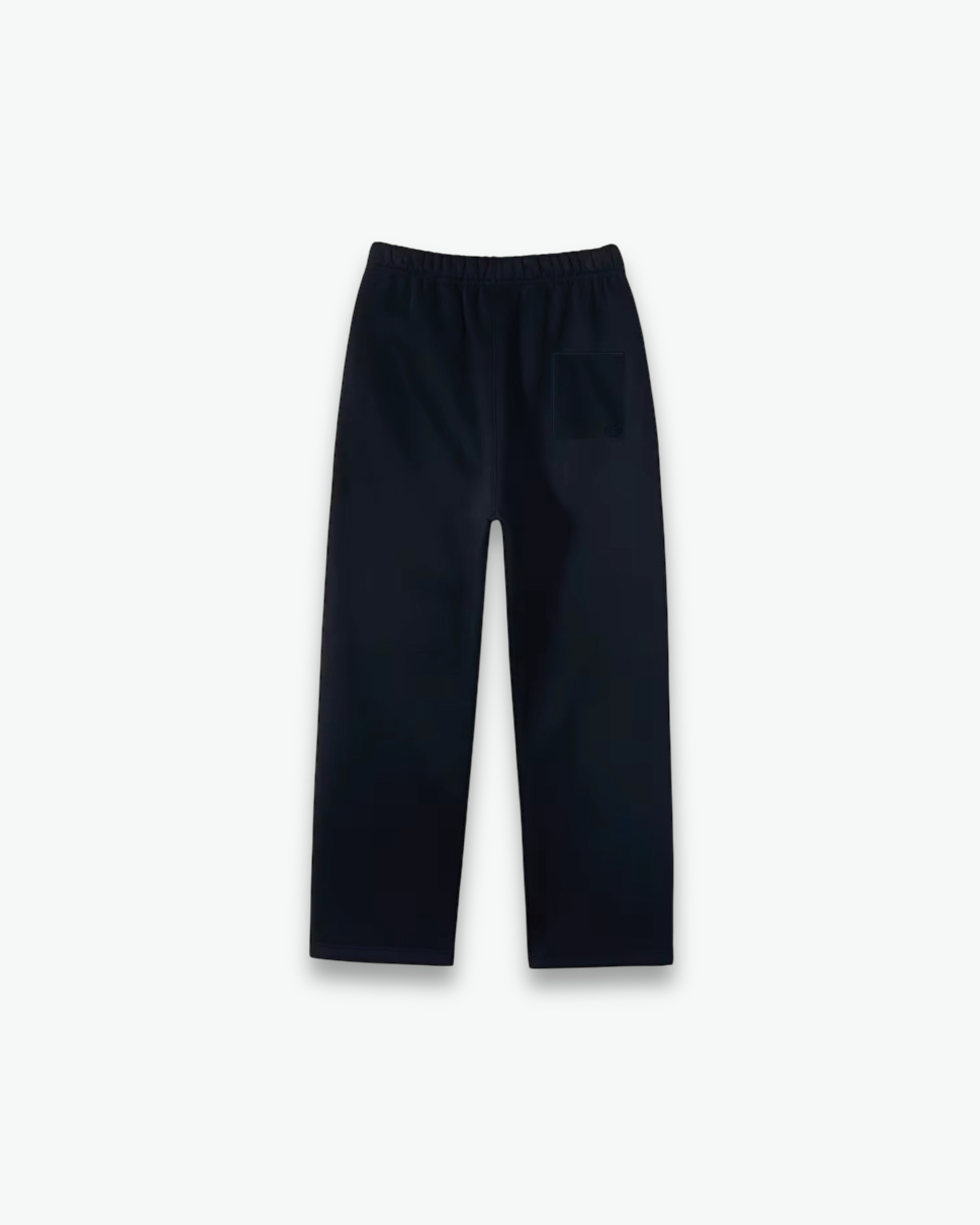 The blue print pants black