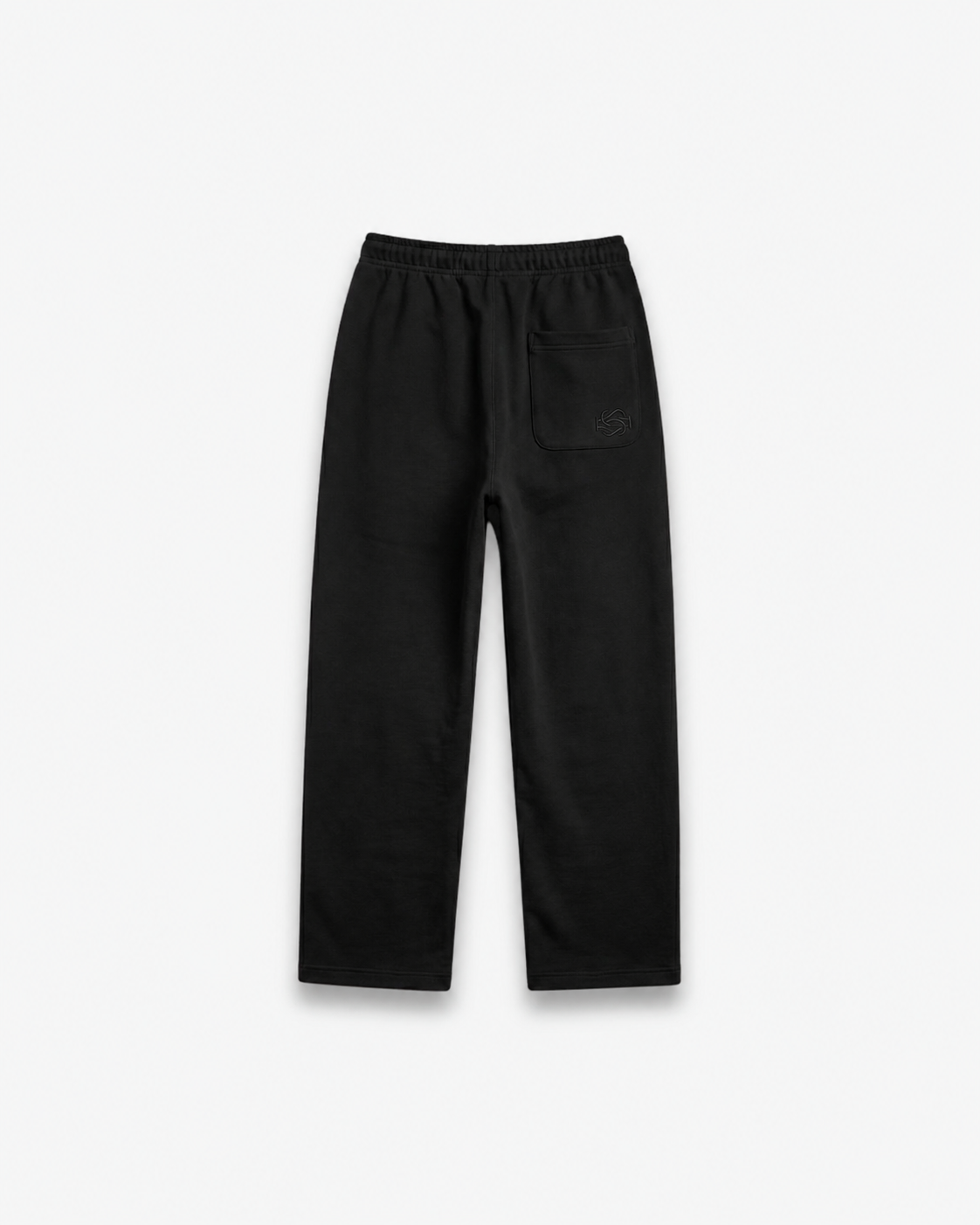 The blue print pants zwart